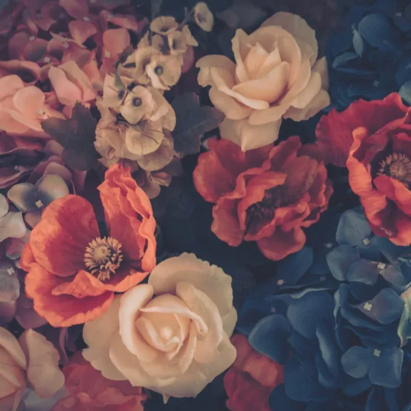 Vintage Floral Wallpaper - Elegant & Timeless Mural - Bedroom, Living Room & Dining Room - Summer Decor Vintage Floral Wallpaper - Elegant & Timeless Mural - Bedroom, Living Room & Dining Room - Summer Decor