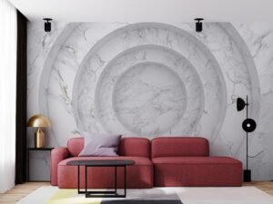 Mosaic Abstract Art Mural Wallpaper - Bold Colorful - Modern Home Decor - Bedroom, Dining, Home Office, Entryway - Summer Decor