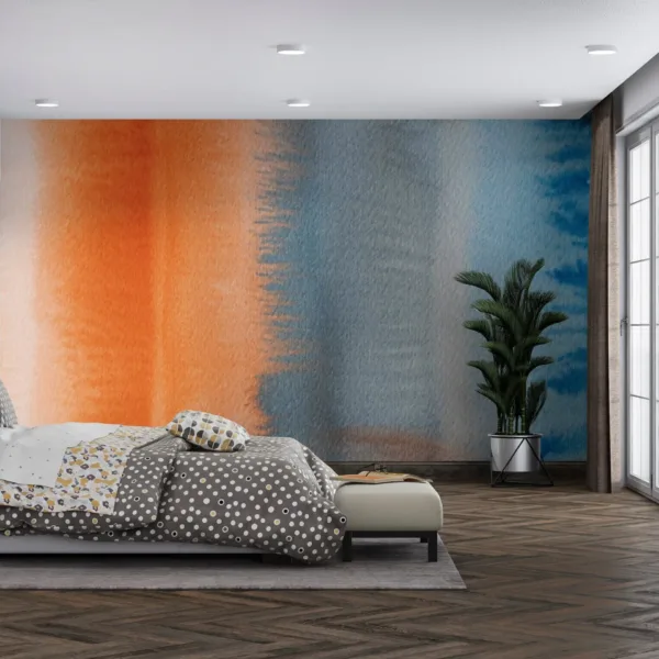 Watercolor Dream Wallpaper - Bold & Vibrant Mural - Ombre Effect - Modern Home Decor - Summer Decor Watercolor Dream Wallpaper - Bold & Vibrant Mural - Ombre Effect - Modern Home Decor - Summer Decor