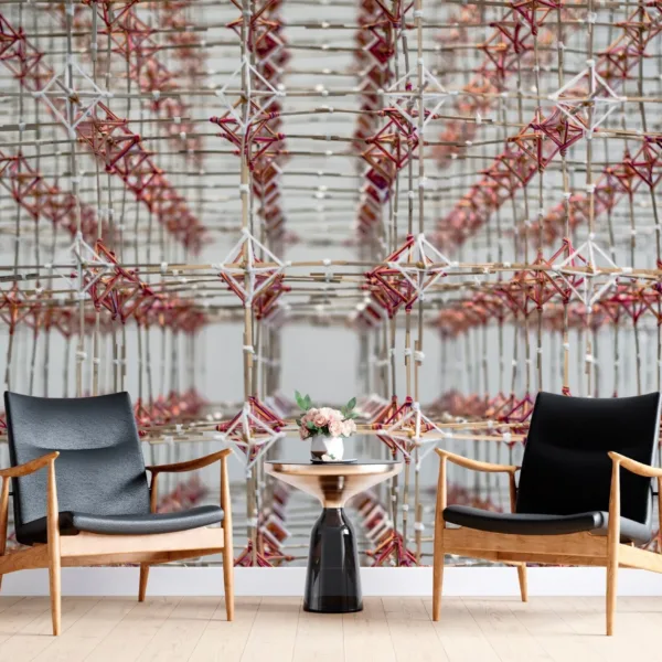 Abstract Geometric Wallpaper - 3D Mural - Neutral & Modern - Bedroom, Living Room, Dining Room & Office - Urban Art - Summer Decor Abstract Geometric Wallpaper - 3D Mural - Neutral & Modern - Bedroom, Living Room, Dining Room & Office - Urban Art - Summer Decor