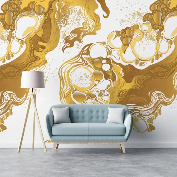 Golden Textures Wallpaper - Black & White Marble - Glamourous & Modern - Luxury Home Decor - Bedroom, Dining & Living Room - Summer Decor Golden Textures Wallpaper - Black & White Marble - Glamourous & Modern - Luxury Home Decor - Bedroom, Dining & Living Room - Summer Decor