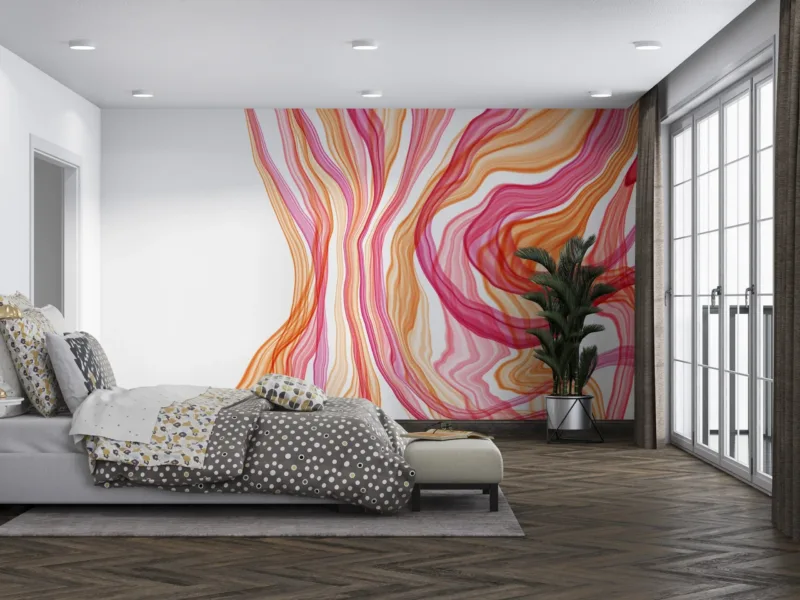 Pink Gold Alcohol Ink Fluid Art Wallpaper - Abstract &Amp;Amp; Modern Mural - 3D Illusion Marble - Kids Room, Living Room &Amp;Amp; Home Decor - Summer Decor Pink Gold Alcohol Ink Fluid Art Wallpaper - Abstract & Modern Mural - 3D Illusion Marble - Kids Room, Living Room & Home Decor - Summer Decor