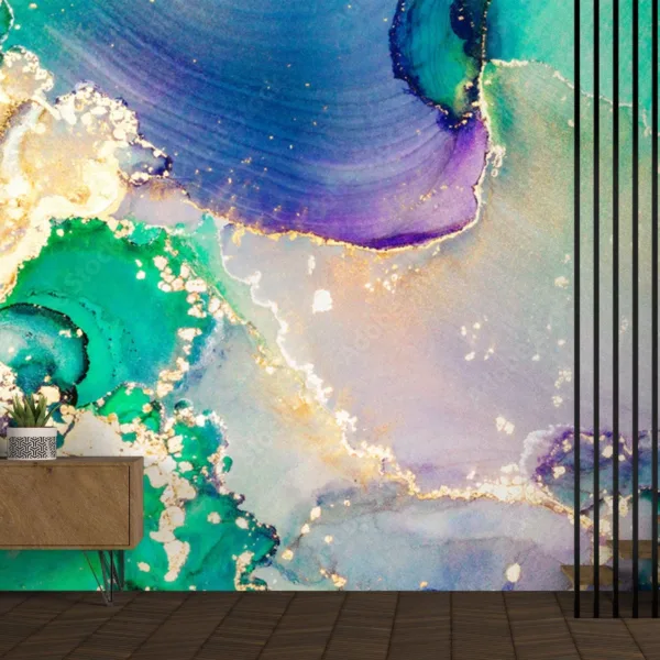 Abstract Colorful Marble Wallpaper - Vibrant & Modern Wall Murals - Home Decor & Interior Mural Trends - Artful Wall Coverings - Summer Decor Abstract Colorful Marble Wallpaper - Vibrant & Modern Wall Murals - Home Decor & Interior Mural Trends - Artful Wall Coverings - Summer Decor