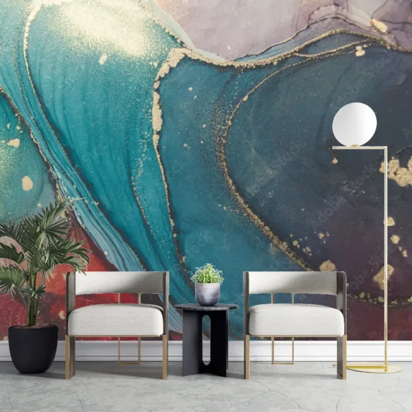 Colorful & Bold Mural - Home Decor & Interior Mural Trends - Summer Decor Colorful & Bold Mural - Home Decor & Interior Mural Trends - Summer Decor