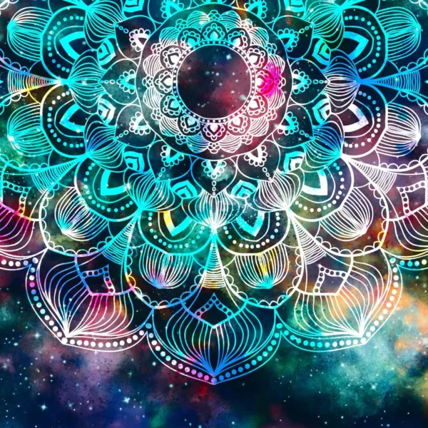 Boho Dreamcatcher Wallpaper - Pink, Green & White Mandala Mural - Self-Adhesive Wall Mural - Bohemian Bedroom, Living Room Decor Boho Dreamcatcher Wallpaper - Pink, Green & White Mandala Mural - Self-Adhesive Wall Mural - Bohemian Bedroom, Living Room Decor