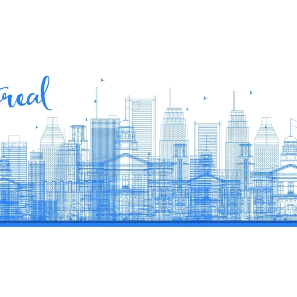 Montreal Skyline Wall Mural Wallpaper - Modern & Stylish Mural - Urban - Canada Cityscape - Bedroom, Living Room, Office Decor - Summer Decor Montreal Skyline Wall Mural Wallpaper - Modern & Stylish Mural - Urban - Canada Cityscape - Bedroom, Living Room, Office Decor - Summer Decor