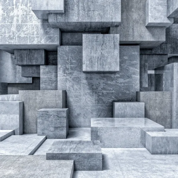 Geometric Illusion Wallpaper - 3D & Abstract Mural - Contemporary & Modern - Living Room & Office - Summer Decor