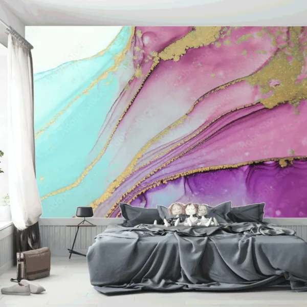 Dreamy Watercolor Marble Wallpaper - Ethereal & Luxurious Wall Murals - Pastel - Office Decor - Modern Art - Summer Decor Dreamy Watercolor Marble Wallpaper - Ethereal & Luxurious Wall Murals - Pastel - Office Decor - Modern Art - Summer Decor