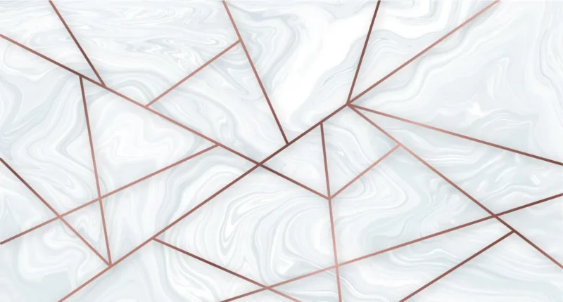 Geometric Marble Wallpaper - 3D Modern &Amp; Stylish Wall Mural - Grey &Amp; White With Copper Accents - Home Office, Living Room &Amp; Bedroom Decor Geometric Marble Wallpaper - 3D Modern & Stylish Wall Mural - Grey & White with Copper Accents - Home Office, Living Room & Bedroom Decor