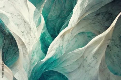 Mint Green Marble Texture – Luxury Abstract Fluid Art Wallpaper