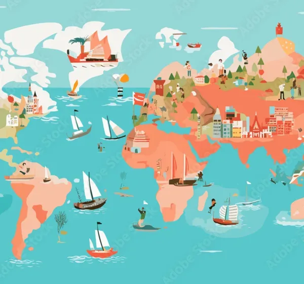 World Map Mural Wallpaper – Wall Mural for Children's Room Spaces World Map Mural Wallpaper – Wall Mural for Children's Room Spaces