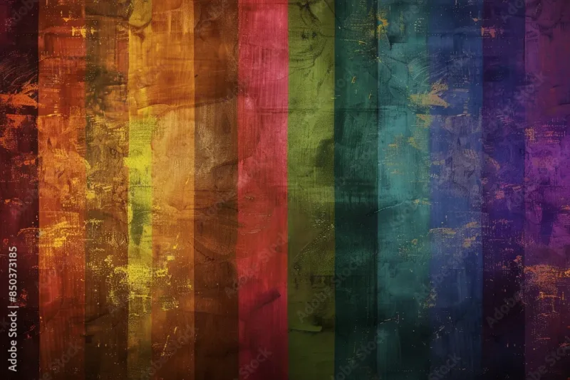 LGBT Pride Flag Wallpaper – Vibrant Colors for Bold Spaces