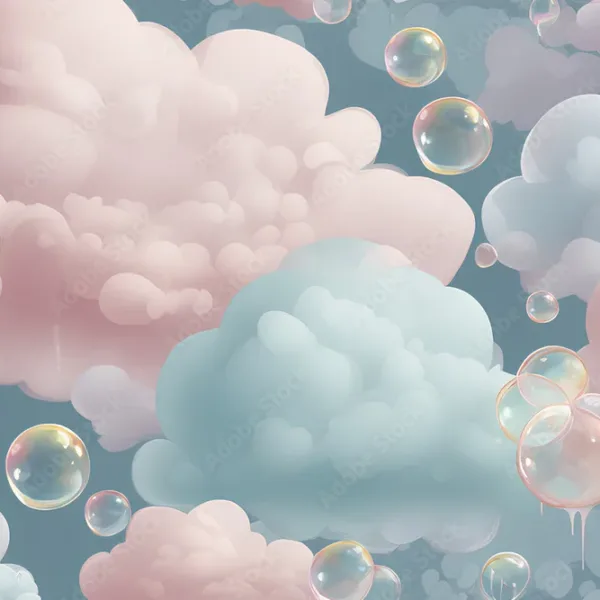 Soap Bubbles Wallpaper – Generative AI Art for Colorful Skies Soap Bubbles Wallpaper – Generative AI Art for Colorful Skies