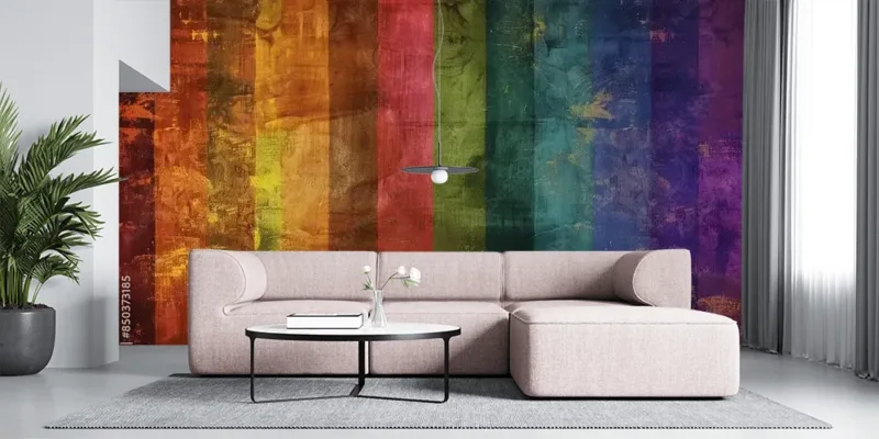 LGBT Pride Flag Wallpaper – Vibrant Colors for Bold Spaces