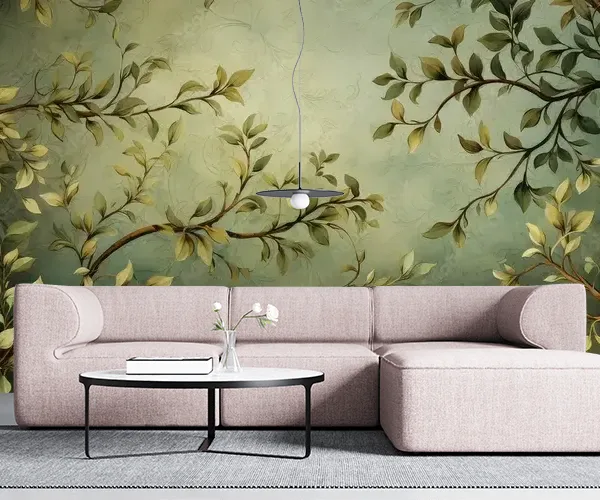 Ornament Wallpaper – Vintage Floral Abstract Modern Design