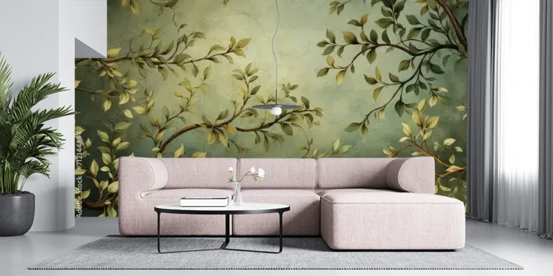 Ornament Wallpaper – Vintage Floral Abstract Modern Design