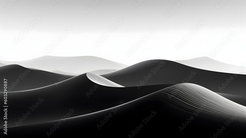 Soft Minimalist Geometric Wallpaper Pattern – Black and White Seamless Wallpaper, Modern Abstract, Living Room Decor