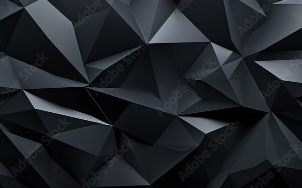 Colorful Futuristic Wave Seamless Abstract Pattern Wallpaper – Modern 3D Pattern, Geometric Black Design for Walls