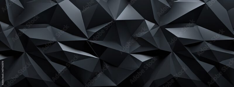 Colorful Futuristic Wave Seamless Abstract Pattern Wallpaper – Modern 3D Pattern, Geometric Black Design for Walls