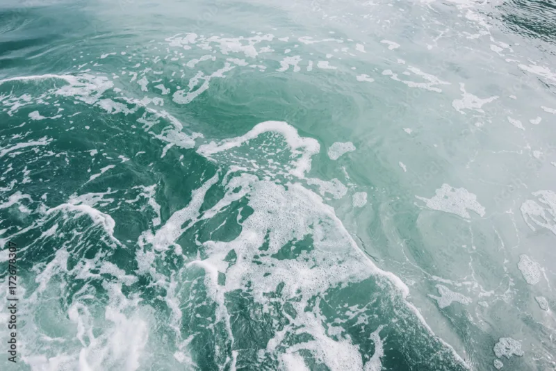 Beautiful sea marble waves texture